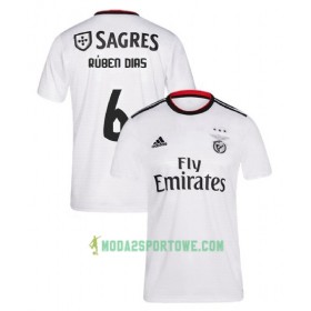 Koszulka Benfica Ruben Dias 6 Wyjazdowe Stroje Piłkarskie 2018-2019 Krótki Rękaw